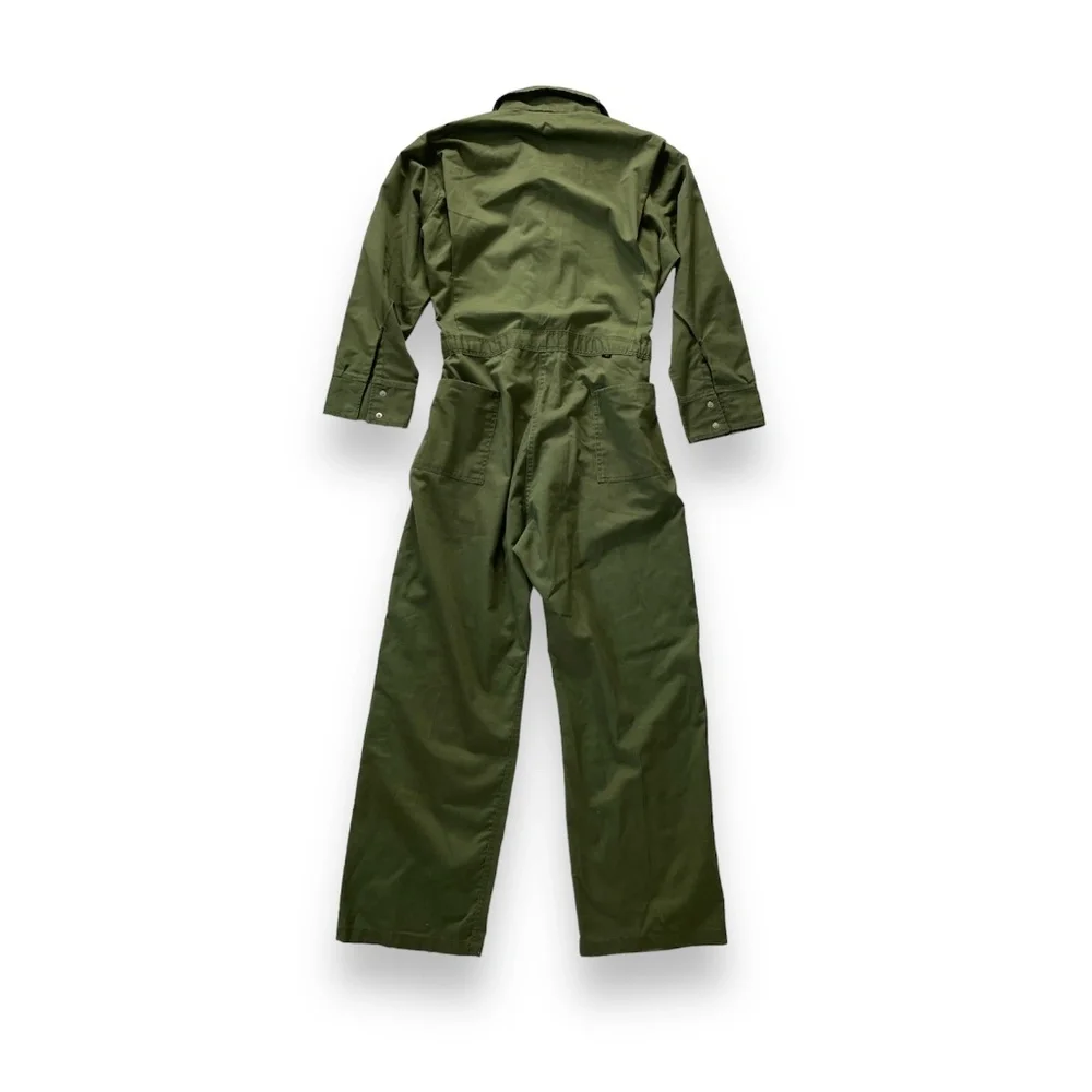 SOLD Vintage 1950s Texaco Oil Gas Station Mechanic Coveralls Chainstitch - Picture 10 of 11